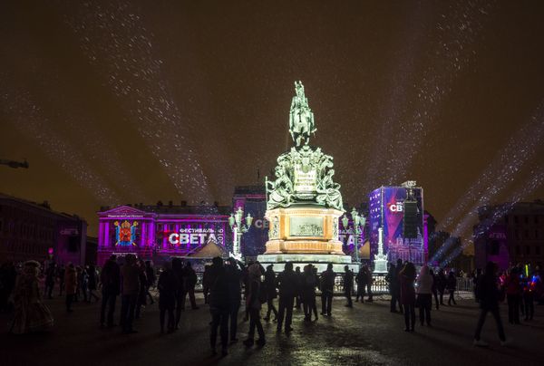 Breathtaking 3D-Mapping Show in St. Petersburg - Sputnik International