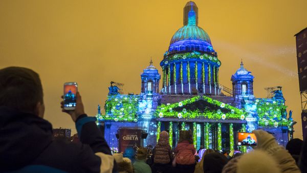 Multimedia 3D-mappig show in St. Petersburg - Sputnik International
