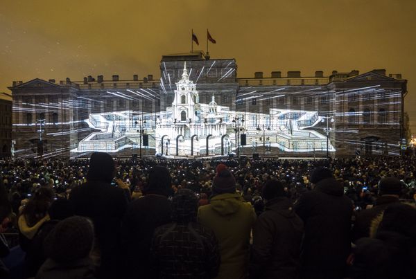 Breathtaking 3D-Mapping Show in St. Petersburg - Sputnik International