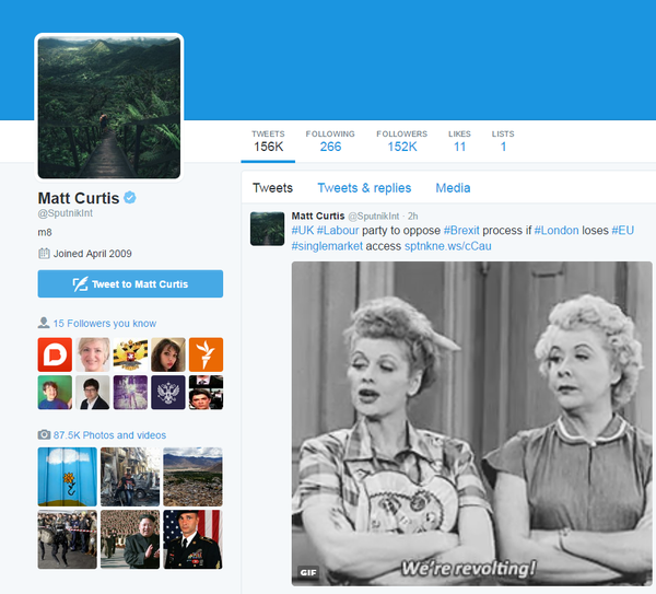 Sputnik Twitter Sputnik Twitter - Sputnik International