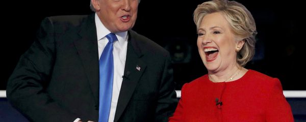 Republican U.S. presidential nominee Donald Trump shakes hands with Democratic U.S. presidential nominee Hillary Clinton Republican U.S. presidential nominee Donald Trump shakes hands with Democratic U.S. presidential nominee Hillary Clinton - Sputnik International