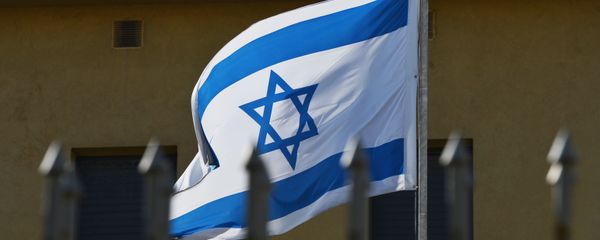 The flag on the premises of the Embassy of Israel in Moscow which has suspended its operations as the diplomats go on strike. The flag on the premises of the Embassy of Israel in Moscow which has suspended its operations as the diplomats go on strike. - Sputnik International