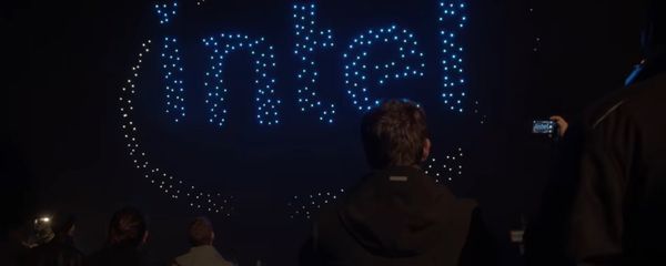 Light show performed by Intel drones Light show performed by Intel drones - Sputnik International