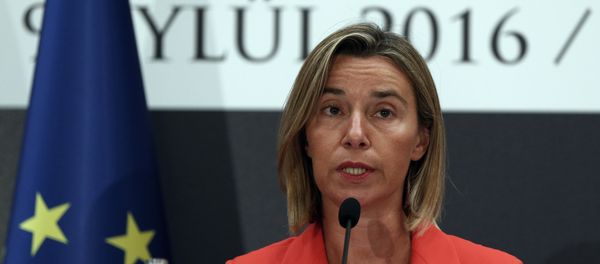European Union's Foreign Policy Chief Federica Mogherini speaks to the media at a news conference after talks with Turkish officials in Ankara (File) European Union's Foreign Policy Chief Federica Mogherini speaks to the media at a news conference after talks with Turkish officials in Ankara (File) - Sputnik International