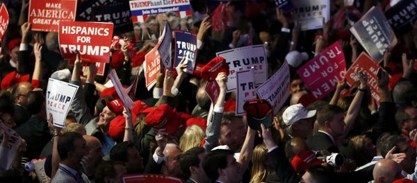 Trump supporters celebrate as election returns come in at Republican U.S. presidential nominee Donald Trump's election night rally in Manhattan, New York, U.S., November 8, 2016 Trump supporters celebrate as election returns come in at Republican U.S. presidential nominee Donald Trump's election night rally in Manhattan, New York, U.S., November 8, 2016 - Sputnik International