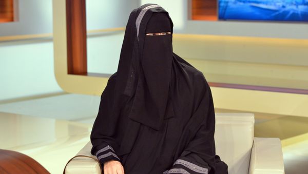 Nora Illi during the Anne Will talk show - Sputnik International