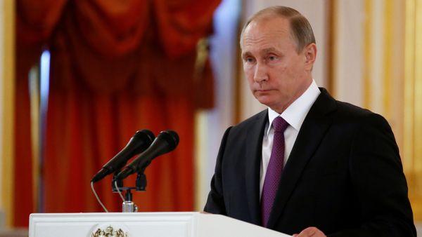 Russia's President Vladimir Putin addresses the audience during a ceremony of receiving diplomatic credentials from foreign ambassadors at the Kremlin in Moscow, Russia, November 9, 2016 Russia's President Vladimir Putin addresses the audience during a ceremony of receiving diplomatic credentials from foreign ambassadors at the Kremlin in Moscow, Russia, November 9, 2016 - Sputnik International