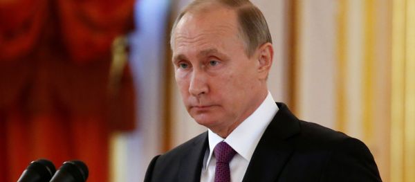 Russia's President Vladimir Putin addresses the audience during a ceremony of receiving diplomatic credentials from foreign ambassadors at the Kremlin in Moscow, Russia, November 9, 2016 - Sputnik International