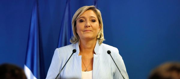 Marine Le Pen, French National Front (FN) political party leader, delivers a statement on U.S. election results at the party headquarters in Nanterre, France, November 9, 2016 - Sputnik International