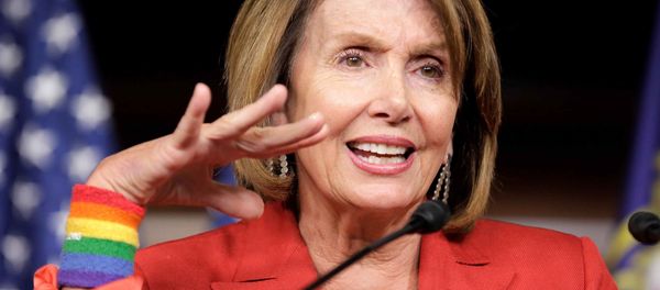House Minority Leader Nancy Pelosi (D-CA) speaks during a media briefing on Capitol Hill in Washington, U.S., July 7, 2016 House Minority Leader Nancy Pelosi (D-CA) speaks during a media briefing on Capitol Hill in Washington, U.S., July 7, 2016 - Sputnik International