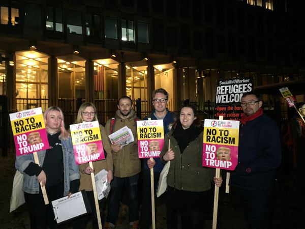 Anti-Trump Anti-Racism Protests in London  - Sputnik International