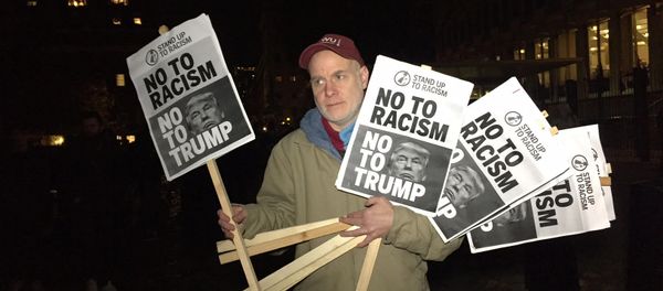 Anti-Racist Anti-Trump Protest in London Anti-Racist Anti-Trump Protest in London - Sputnik International