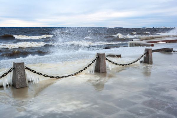 Raging Storm Rips Across Russian Winter Lake - Sputnik International