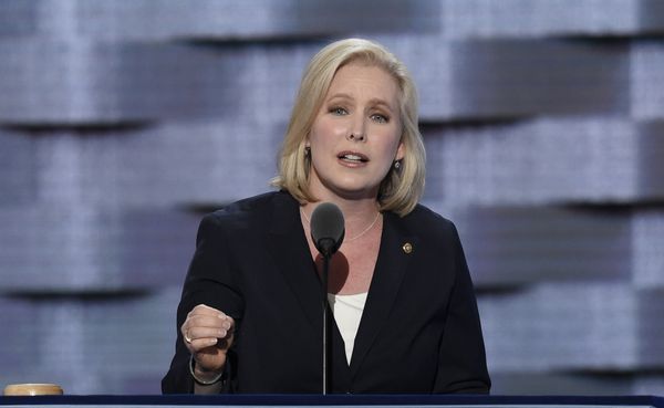 US Senator Kirsten Gillibrand speaks during Day 1 of the Democratic National Convention at the Wells Fargo Center in Philadelphia, Pennsylvania, July 25, 2016 US Senator Kirsten Gillibrand speaks during Day 1 of the Democratic National Convention at the Wells Fargo Center in Philadelphia, Pennsylvania, July 25, 2016 - Sputnik International