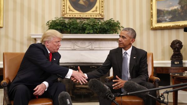 Obama and Trump Meet at White House Obama and Trump Meet at White House - Sputnik International