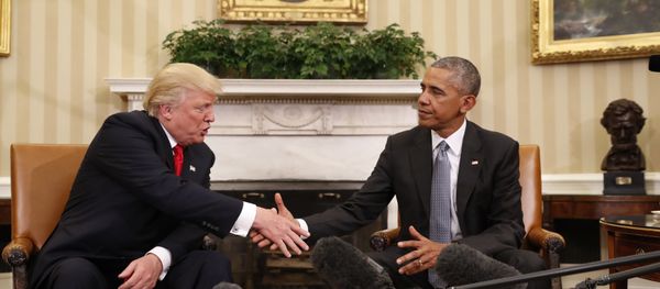 Obama and Trump Meet at White House - Sputnik International