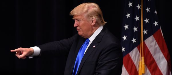 Donald Trump attends a campaign rally at Klein Memorial Auditorium in Bridgeport, Connecticut on April 23, 2016 Donald Trump attends a campaign rally at Klein Memorial Auditorium in Bridgeport, Connecticut on April 23, 2016 - Sputnik International