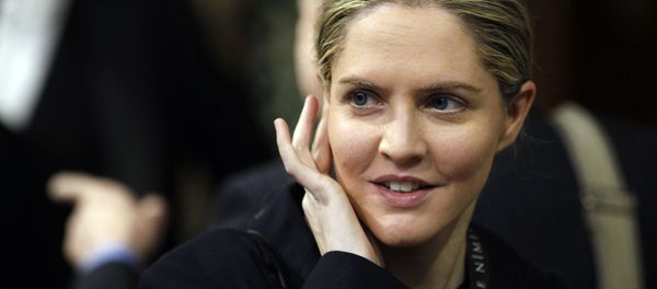 Then Conservative Member of Parliament Louise Mensch arrives in the Members' Lobby of the House of Commons to attend the State Opening of Parliament at the Palace of Westminster in London on May 9, 2012. - Sputnik International