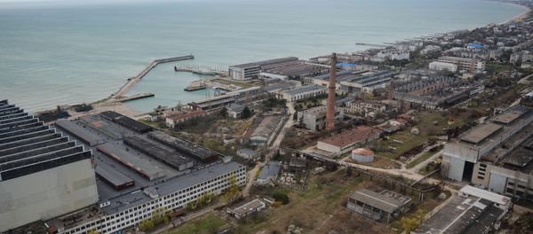 The More shipbuilding yard in Feodosia, Crimea File photo The More shipbuilding yard in Feodosia, Crimea File photo - Sputnik International