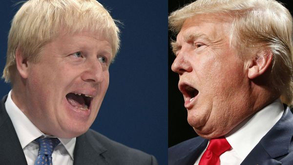 Boris Johnson and Donald Trump Boris Johnson and Donald Trump - Sputnik International