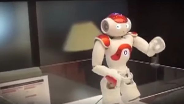 Lakshmi Country's first Banking Robot, Makes Debut in Chennai Lakshmi Country's first Banking Robot, Makes Debut in Chennai - Sputnik International