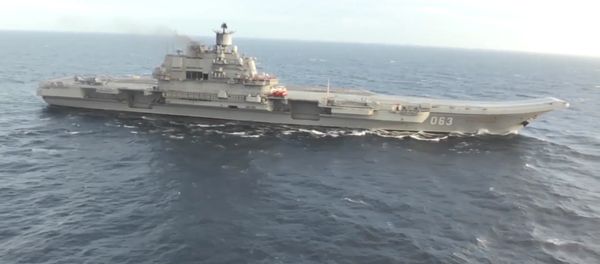 Admiral Kuznetsov aircraft carrier deployed in Syria for the first time ever - Sputnik International