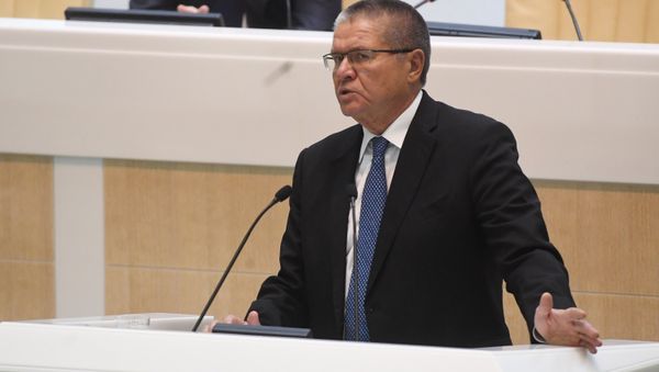 Minister for Economic Development Alexei Ulyukayev speaks at a Federation Council meeting. (File) - Sputnik International
