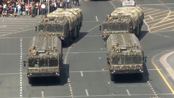 Iskander missile systems at a military parade in Yerevan Iskander missile systems at a military parade in Yerevan - Sputnik International