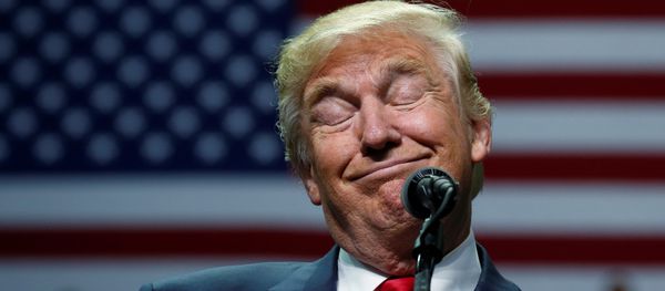 Donald Trump attends a campaign event in Hershey, Pennsylvania - Sputnik International