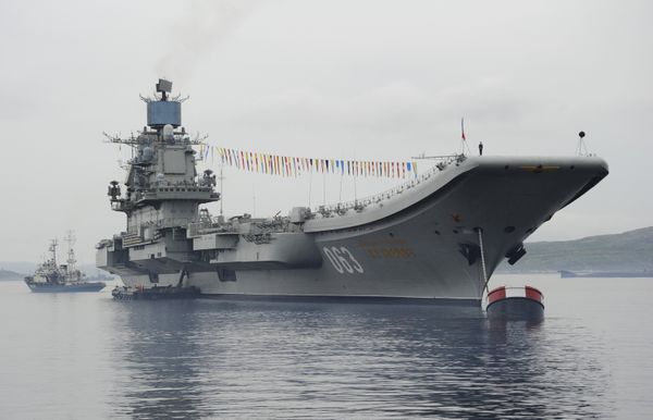 The Admiral Kuznetsov aircraft-carrying cruiser in Severomorsk. File photo - Sputnik International
