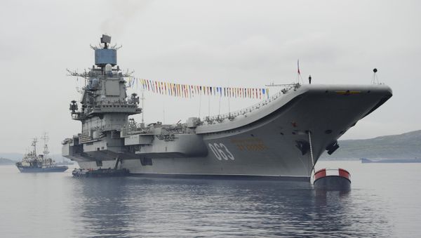 The Admiral Kuznetsov aircraft-carrying cruiser in Severomorsk. File photo - Sputnik International