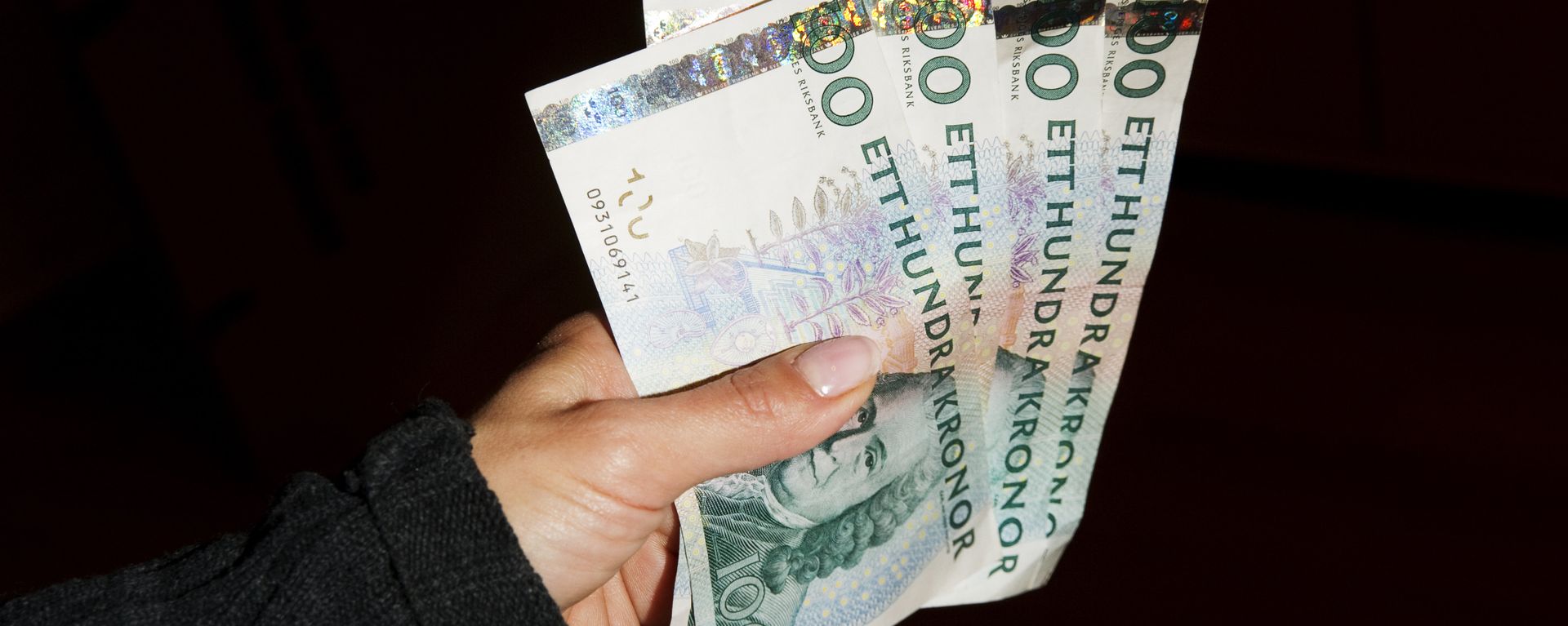 A woman holds Swedish Crowns banknotes (File) A woman holds Swedish Crowns banknotes (File) - Sputnik International, 1920, 19.08.2022