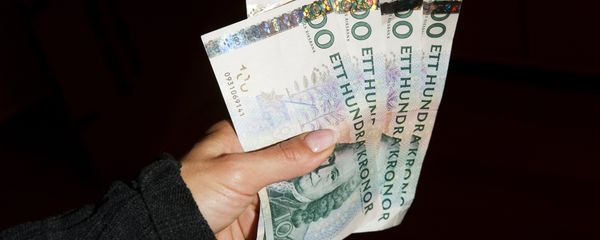 A woman holds Swedish Crowns banknotes (File) A woman holds Swedish Crowns banknotes (File) - Sputnik International