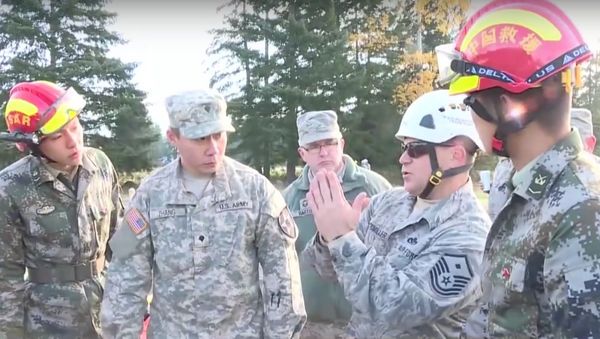 Joint Chinese-US military drills in Kunming, southwest China - Sputnik International