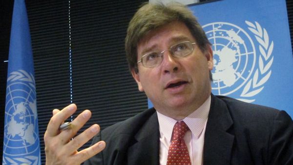 U.N. Special Rapporteur on the Human Rights of Migrants Francois Crepeau addresses reporters on Friday, Nov. 18, 2016, in Canberra, Australia, at the end of an 18-day fact-finding mission in Australia - Sputnik International