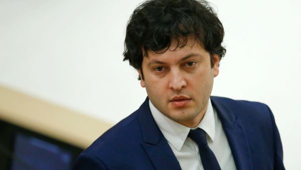 Irakli Kobakhidze, parliament speaker nominee, attends the first session of the newly elected parliament in Kutaisi, Georgia, November 18, 2016 - Sputnik International