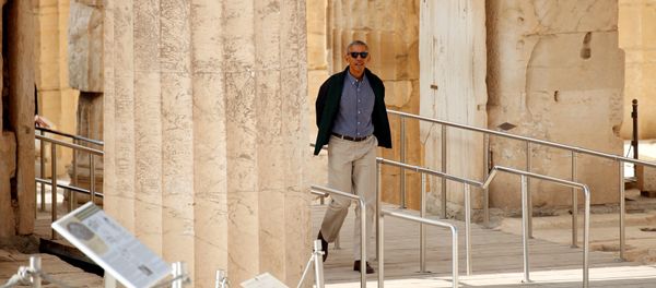 U.S. President Barack Obama tours the Acropolis in Athens, Greece November 16, 2016 U.S. President Barack Obama tours the Acropolis in Athens, Greece November 16, 2016 - Sputnik International