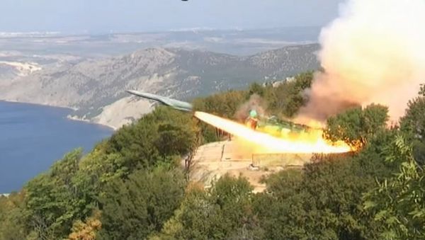 Utes coastal silo-based missile system - Sputnik International