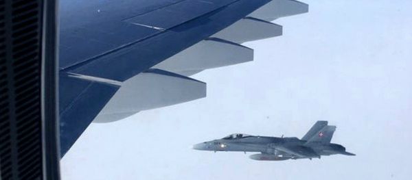 Swiss fighters accompany aircraft with Russian delegation en route to Peru Swiss fighters accompany aircraft with Russian delegation en route to Peru - Sputnik International