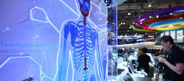 A stand with an artificial hip joint A stand with an artificial hip joint - Sputnik International