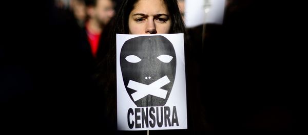 Protest against censorship Protest against censorship - Sputnik International
