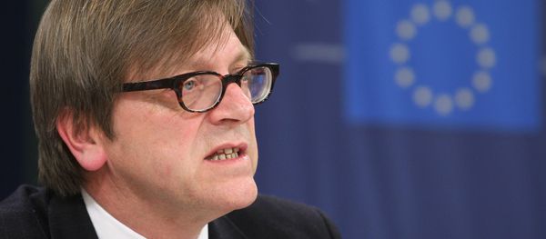 Alliance of Liberals and Democrats for Europe Guy Verhofstadt, addresses the media during a media conference called 'Russia after the elections - An evaluation of democracy and the rule of law in Putin's Russia' at the European Parliament in Brussels, Tuesday, March 6, 2012 Alliance of Liberals and Democrats for Europe Guy Verhofstadt, addresses the media during a media conference called 'Russia after the elections - An evaluation of democracy and the rule of law in Putin's Russia' at the European Parliament in Brussels, Tuesday, March 6, 2012 - Sputnik International