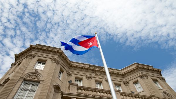 The Cuban flag is raised over their new embassy in Washington, DC (File) The Cuban flag is raised over their new embassy in Washington, DC (File) - Sputnik International
