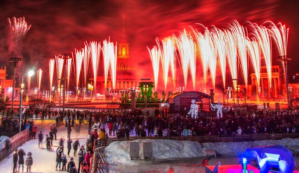 Europe's biggest ice rink opened at VDNKh in late November - Sputnik International