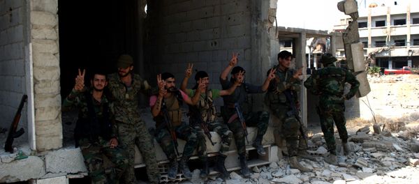 Syrian army soldiers - Sputnik International