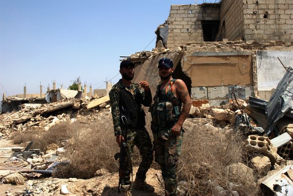 Syrian army soldiers - Sputnik International