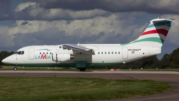 An Avro RJ85 operated by Lamia which crashed on approach to Medellin while carrying 81 passengers and crew including Brazilian football team Chapecoense is seen in a file picture - Sputnik International
