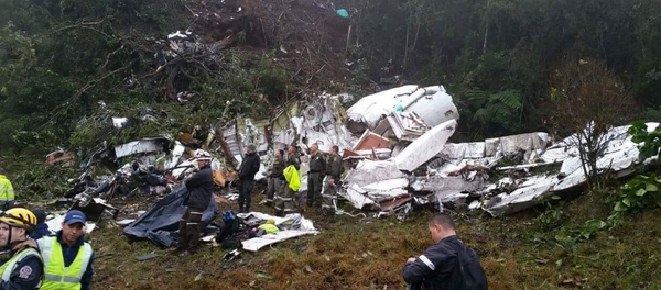 Plane With Brazilian Football Players Crashes in Colombia - Sputnik International
