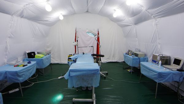 A mobile medical unit of the Russian EMERCOM A mobile medical unit of the Russian EMERCOM - Sputnik International