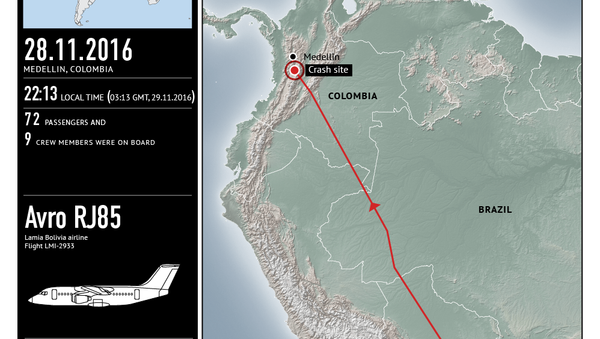 Plane Crash in Columbia - Sputnik International